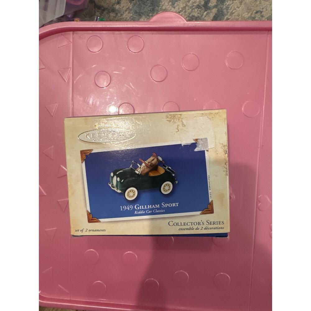 2003‎ Hallmark Keepsake Ornament 1949 Gillham Sport Kiddie Car Collector Series